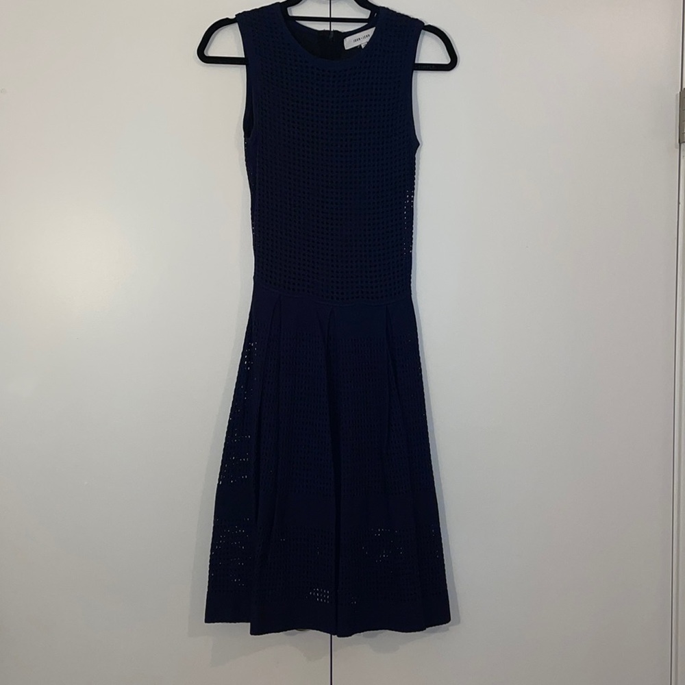 Woven fit and flare dress